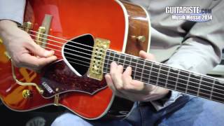 Musik Messe 2014 Gretsch Rancher G5034TFT [upl. by Annaek218]