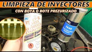 Como hacer la limpieza de Inyectores con Boya o bote presurizado paso a paso [upl. by Andee377]