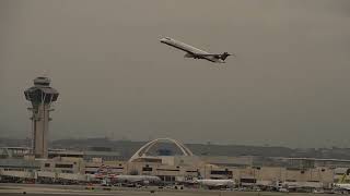 Plane spotting at LAX episode 3 part 3 [upl. by Ahsenod]