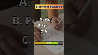 📊 ¡Pon a prueba tus conocimientos sobre las Elecciones de EEUU 2024 🇺🇸  Trivia Política [upl. by Relyc83]