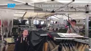 Stallholders get SOAKED at the Royal Norfolk Show [upl. by Atteve]