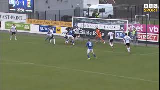 GLENAVON V GLENTORAN BBC SPORT HIGHLIGHTS  2024 IRISH PREMIERSHIP FOOTBALL [upl. by Medlin]