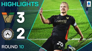 VENEZIAUDINESE 32  HIGHLIGHTS  TWO penalties in thrilling comeback  Serie A 202425 [upl. by Conlin]