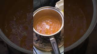 Khanom Jeen Nam Ya Kati Tuna  coconut curry noodles with tuna ขนมจีน cooking asmr food [upl. by Deys863]