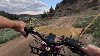 Scenic Electric Bike ride near Tarryall Reservoir Colorado [upl. by Rezal]