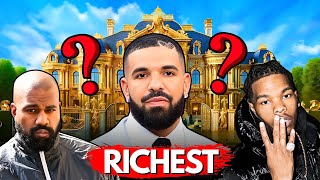 10 Richest Black Rappers In Hollywood [upl. by Ahseneuq]