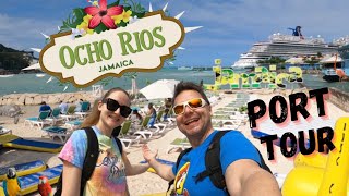 Ocho Rios Jamaica Full Port Tour amp Review Saint Ann North Coast 2024 MSC Divina Cruise Port [upl. by Groscr]