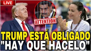 TRUMP ESTÁ OBLIGADO MARIA CORINA quotHACER LO QUE SE TENGA QUE HACERquot SoyFabianDicosta [upl. by Hairaza]