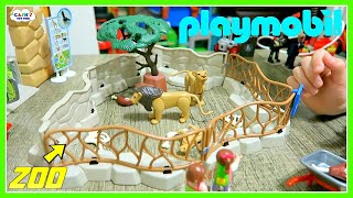 PLAYMOBIL Large CITY ZOO Playset amp More Toy Review [upl. by Denice757]