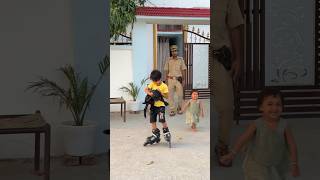 Bakri ke bacche ke sath kiya skating shorts advik viral cutebaby [upl. by Leinad650]