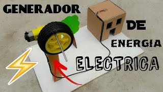 Cómo Hacer Un Generador Eléctrico Casero [upl. by Ahsirkal]