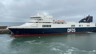 MV Optima Seaways Alongside at Rosslare 91023 [upl. by Arakaj]