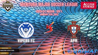 January 6th WSF Div 1 Hanover Vipers vs APM [upl. by Eniamirt]