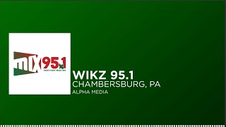 WIKZ 951 Chambersburg PA  Flip to Christmas Music  Legal ID 11124 [upl. by Yehsa817]