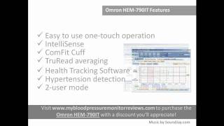 Omron HEM790IT Review  Automatic Blood Pressure Monitor [upl. by Norabal251]