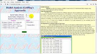 Online Diallel cross analysis Griffing Methods [upl. by Koeninger755]