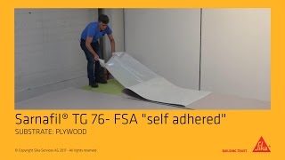 Sarnafil® TG 76 FSA quotFelt Self Adheredquot [upl. by Arlan]