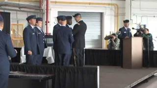 129th Rescue Wing Airmen receive Distinguished Flying Cross [upl. by Nylhtac]