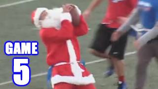 SANTA PLAYS FOOTBALL  Sunday Morning Football  Game 5 [upl. by Eldoria]