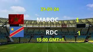 MAROC RDC RESULTAT CAN 2023 [upl. by Pathe9]