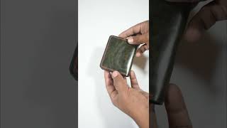 Making Leather Cardholder handmade leathergoods [upl. by Alemaj]