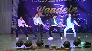 Raashi And Team E4 Girls Performance  RGUKT IIIT SRIKAKULAM  Yaadein 2k22  CSE Farewell [upl. by Ahsiela56]