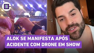 Alok confessa falha após drone cair em fã pede desculpas e promete Um ano de salão de beleza [upl. by Norved148]