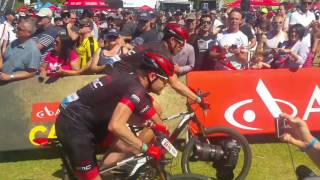 Cape Epic Stage 7 Cadel Evans and George Hincapie  overall winners of Masters Cat 2017 [upl. by Akenom]