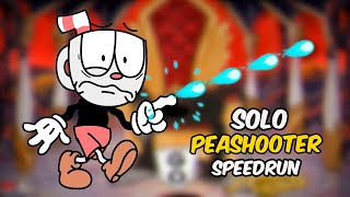 Cuphead SOLO con Arma Inicial  Speedrun [upl. by Rangel400]