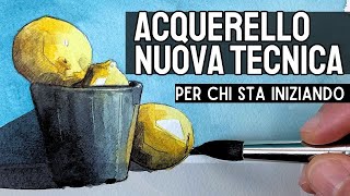 Acquerello una nuova tecnica per chi sta iniziando [upl. by Nattie]