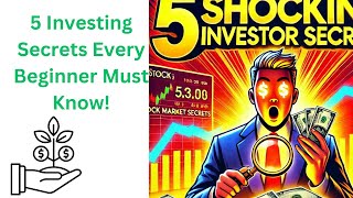 5 SHOCKING Things You MUST Know as a New Investor Plus 3 LowRisk Investments You Can Start TODAY [upl. by Medovich]