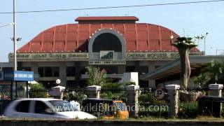 Chennai Mofussil Bus Terminus or CMBT at Koyambedu Chennai [upl. by Enyledam240]