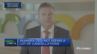 Infrastructure investment crucial to restimulate GDP growth says Skanska CEO [upl. by Aysa]