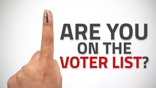 How to Check if Your Name Is on the Voter List Electoral Rolls in India [upl. by Reaht]