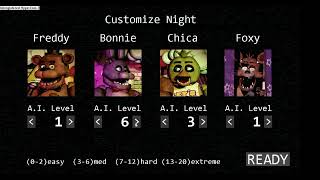 SEC RET FNAF EASTER EG CUSTOM NIHGT BITVIEW REUPLOAD [upl. by Estrellita]