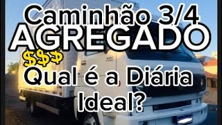 Caminhão 34 AGREGADO  Qual é a​⁠ Diária Ideal VidadeAgregado [upl. by Nyltyak]