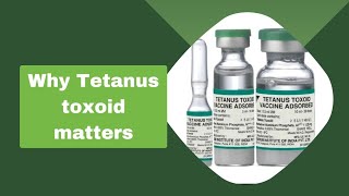 Why Tetanus Toxoid Vaccination Matters [upl. by Neyr]