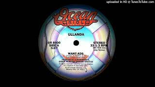 Ullanda  Want Ads 1979 [upl. by Syramad]