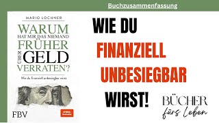 Warum hat mir das niemand früher über Geld verraten 📖 von Mario Lochner [upl. by Natelson]