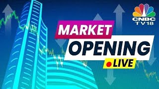 Market Opening LIVE  Sensex Nifty Gain Tata Power Omaxe LIC In Focus  CNBC TV18 [upl. by Suoicerpal]