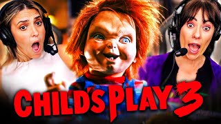 CHILDS PLAY 3 1991 MOVIE REACTION FIRST TIME WATCHING Chucky  Full Movie Review [upl. by Jayson]