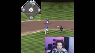 2000 iq baserunning MLB the show 21 shorts [upl. by Arron]