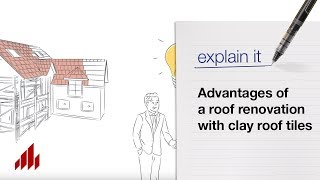 Advantages of a roof renovation with clay roof tiles by Wienerberger [upl. by Harbed]