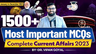 January to December Current Affairs 2023  Complete Current Affairs 2023 By Dr Vipan Goyal  StudyIQ [upl. by Marcello]