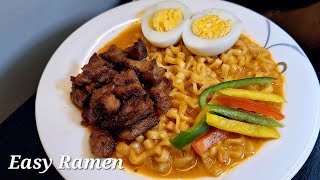 🔥কোরিয়ান রামেন নুডুলস  spicy korean Ramen Noodles  Ramen Bangla recipe [upl. by Amii537]