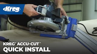 Kreg AccuCut™ Tip Remove and Reinstall Your Saw Simply [upl. by Nomzed]