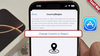 iphone 1616 Pro How to Change App Store Country [upl. by Inman]