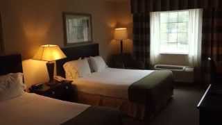 Disneyland Area Hotel Room Tour  Holiday Inn Express Garden Grove [upl. by Azrim]