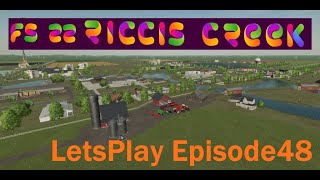 FS22 Riccis Creek Map letsPlay48 it gets dark early in October [upl. by Cesaro]