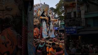 কৃষ্ণনগরের বাঘাডাঙা বারোয়ারি 🐯❣ বাঘা মা heritage jagadhatripujo shorts ritual krishnanagar [upl. by Els]